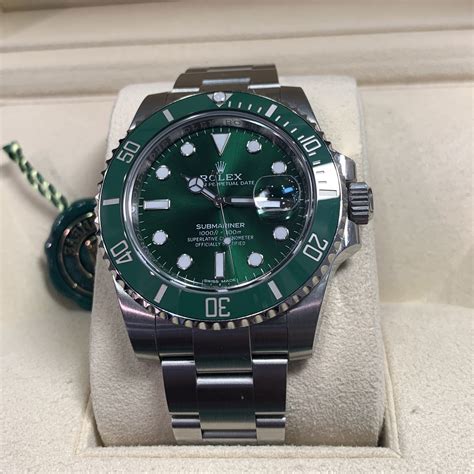 cheap rolex submariner green|rolex hulk price chart.